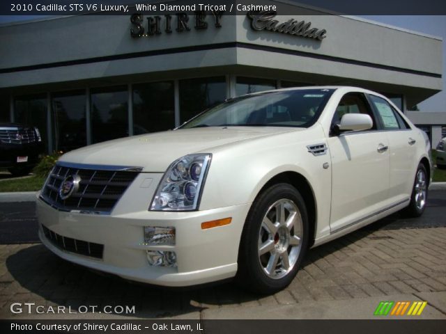 2010 Cadillac STS V6 Luxury in White Diamond Tricoat