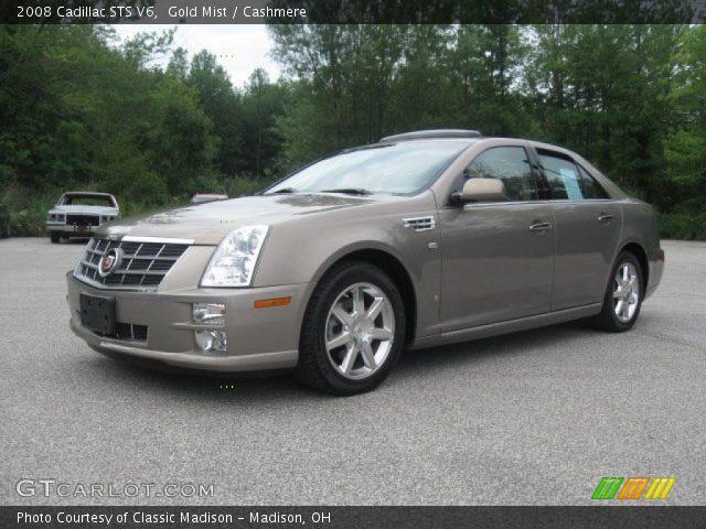 2008 Cadillac STS V6 in Gold Mist