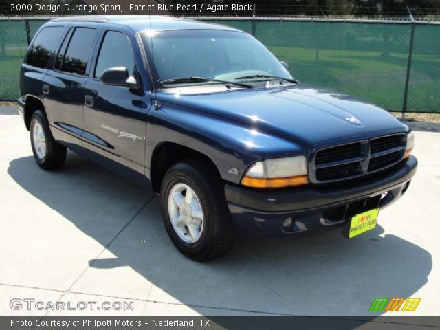 2000 Dodge Durango Sport in Patriot Blue Pearl