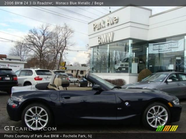 2006 BMW Z4 3.0i Roadster in Monaco Blue Metallic