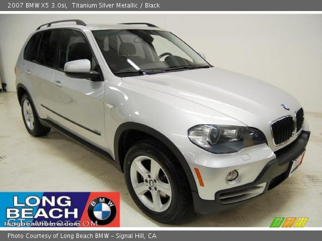 2007 BMW X5 3.0si in Titanium Silver Metallic