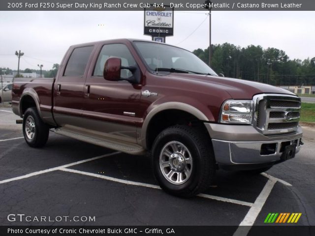 2005 Ford F250 Super Duty King Ranch Crew Cab 4x4 in Dark Copper Metallic