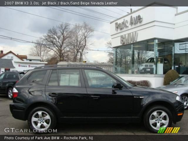 2007 BMW X3 3.0si in Jet Black