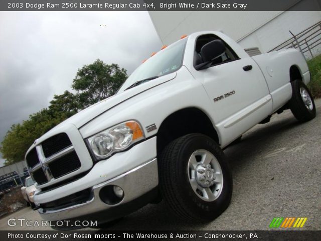 2003 Dodge Ram 2500 Laramie Regular Cab 4x4 in Bright White