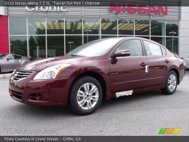 2010 Nissan Altima 2.5 SL in Tuscan Sun Red