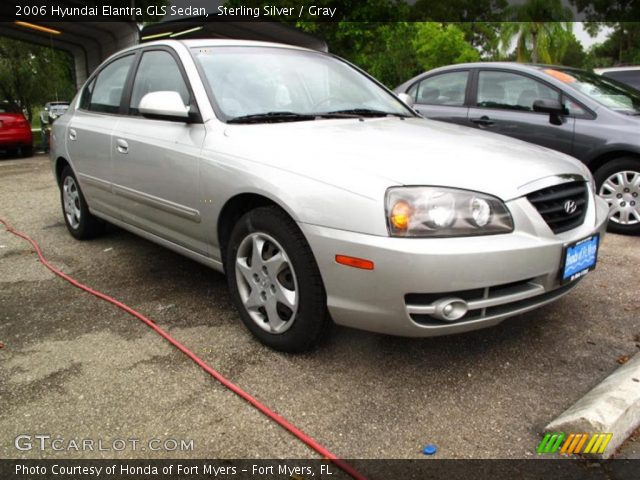 2006 Hyundai Elantra GLS Sedan in Sterling Silver