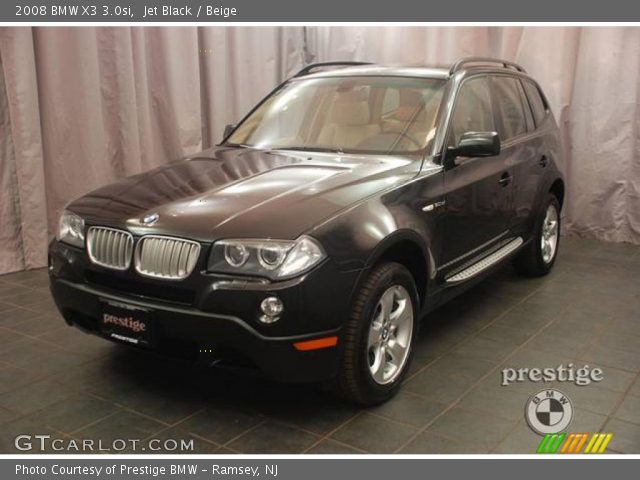 2008 BMW X3 3.0si in Jet Black