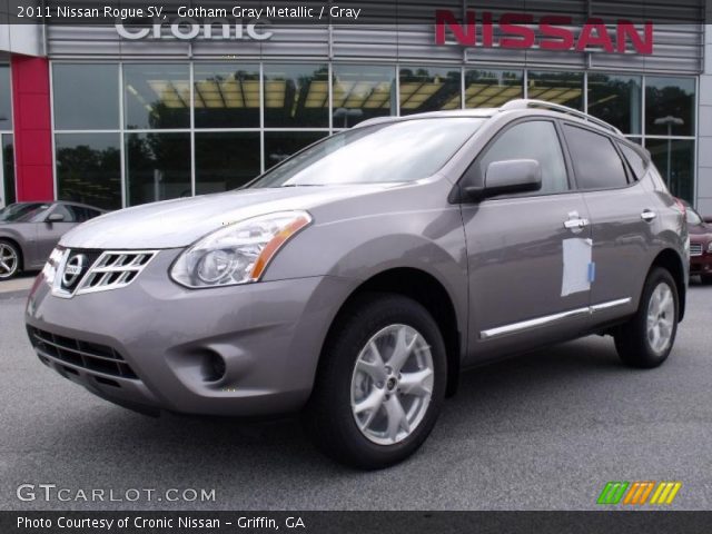 2011 Nissan Rogue SV in Gotham Gray Metallic
