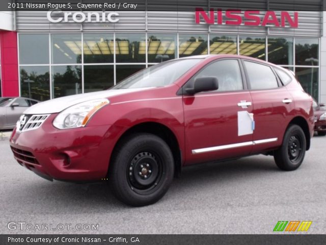 2011 Nissan rogue cayenne red #6