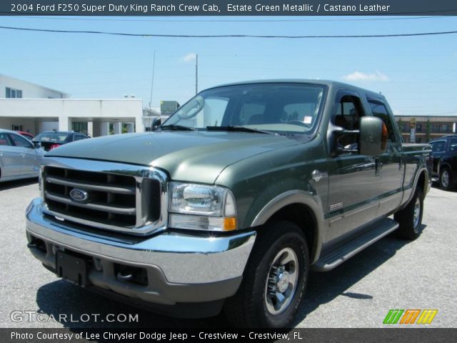 2004 Ford F250 Super Duty King Ranch Crew Cab in Estate Green Metallic