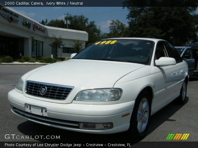 2000 Cadillac Catera  in Ivory White
