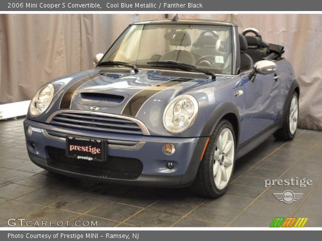 2006 Mini Cooper S Convertible in Cool Blue Metallic