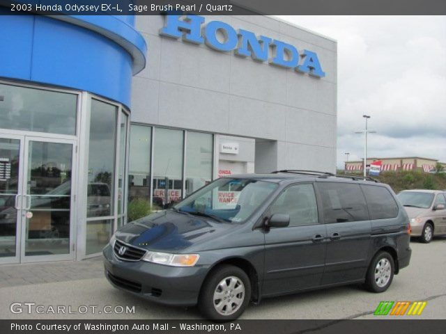 2003 Honda Odyssey EX-L in Sage Brush Pearl