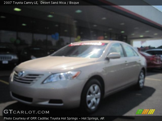 2007 Toyota Camry LE in Desert Sand Mica