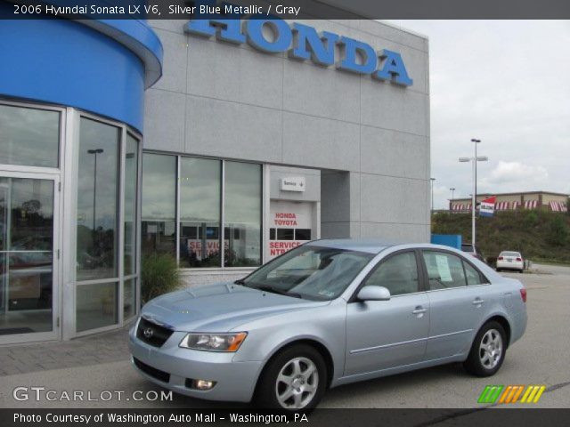 2006 Hyundai Sonata LX V6 in Silver Blue Metallic