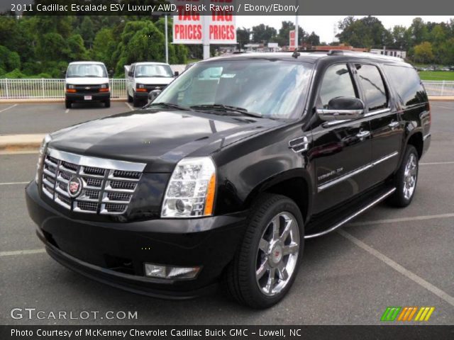 2011 Cadillac Escalade ESV Luxury AWD in Black Raven