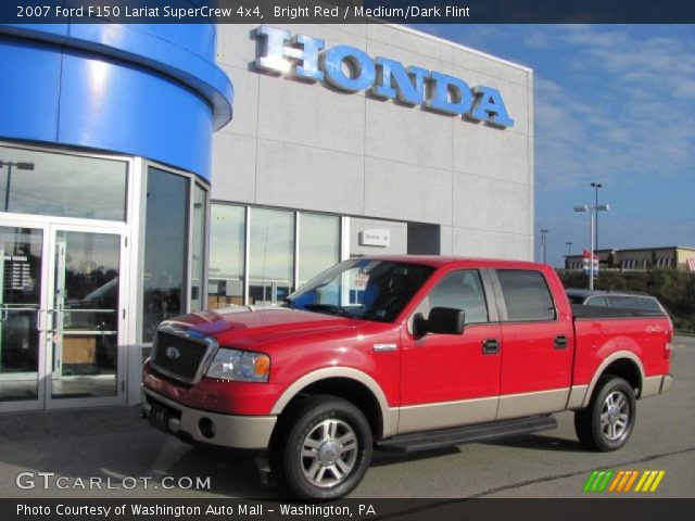 2007 Ford F150 Lariat SuperCrew 4x4 in Bright Red