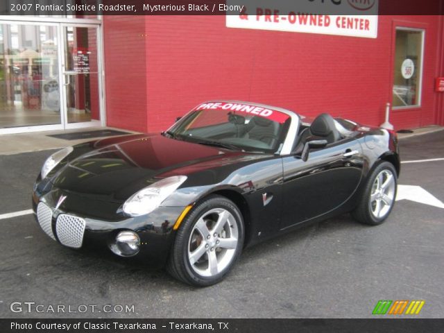 2007 Pontiac Solstice Roadster in Mysterious Black