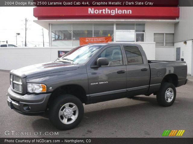 2004 Dodge Ram 2500 Laramie Quad Cab 4x4 in Graphite Metallic
