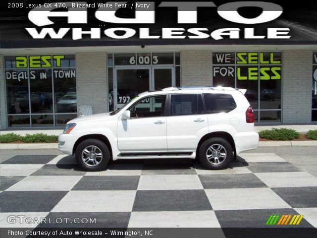 2008 Lexus GX 470 in Blizzard White Pearl