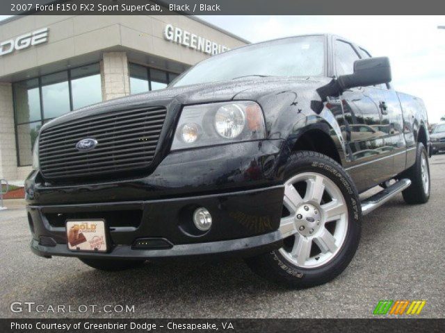 2007 Ford F150 FX2 Sport SuperCab in Black