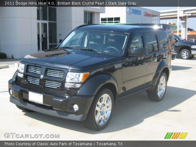 2011 Dodge Nitro Heat 4.0 in Brilliant Black Crystal Pearl