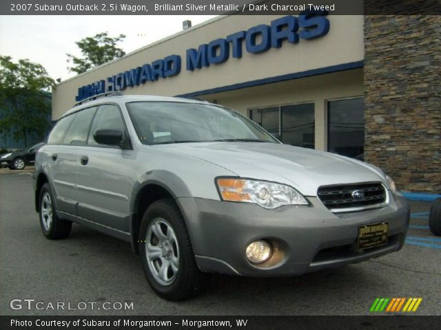 2007 Subaru Outback 2.5i Wagon in Brilliant Silver Metallic