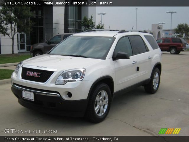 2011 GMC Acadia SL in White Diamond Tintcoat