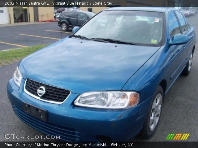 2003 Nissan Sentra GXE in Vibrant Blue Metallic
