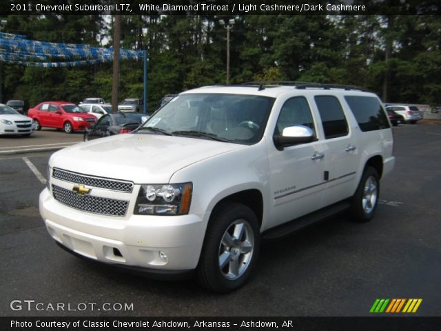 2011 Chevrolet Suburban LTZ in White Diamond Tricoat