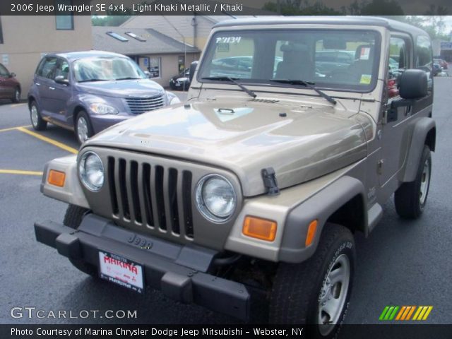 2006 Jeep Wrangler SE 4x4 in Light Khaki Metallic