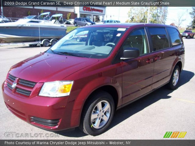 2009 Dodge Grand Caravan SE in Deep Crimson Crystal Pearl