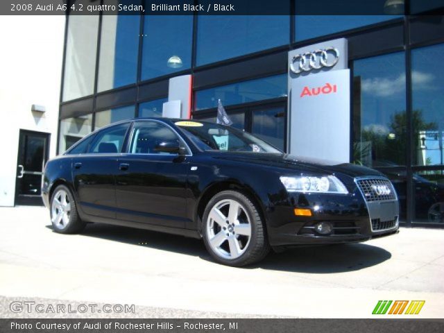2008 Audi A6 4.2 quattro Sedan in Brilliant Black