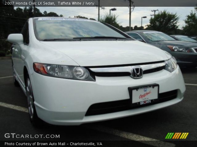 2007 Honda Civic LX Sedan in Taffeta White