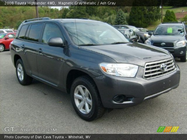 2008 Toyota Highlander 4WD in Magnetic Gray Metallic