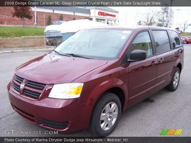 2009 Dodge Grand Caravan SE in Deep Crimson Crystal Pearl