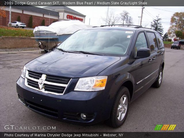 2009 Dodge Grand Caravan SXT in Modern Blue Pearl