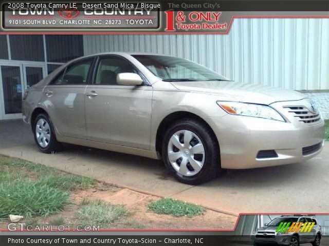 2008 Toyota Camry LE in Desert Sand Mica