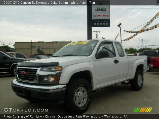 2007 GMC Canyon SL Extended Cab in Summit White