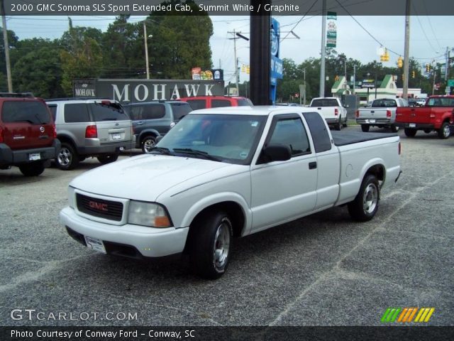 2000 GMC Sonoma SLS Sport Extended Cab in Summit White