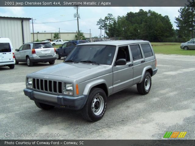 2001 Jeep Cherokee Sport 4x4 in Silverstone Metallic