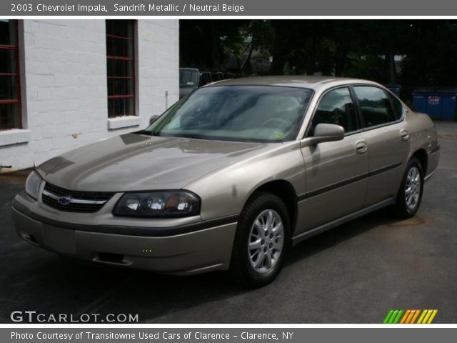 2003 Chevrolet Impala  in Sandrift Metallic