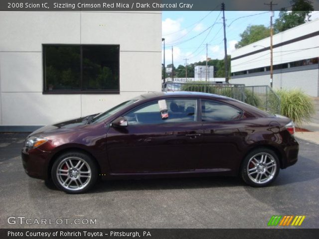 2008 Scion tC  in Sizzling Crimson Red Mica