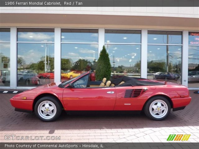 1986 Ferrari Mondial Cabriolet in Red