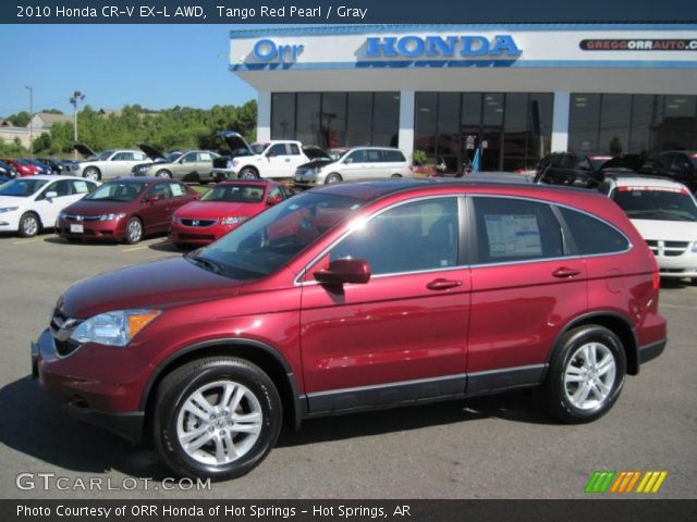 2010 Honda CR-V EX-L AWD in Tango Red Pearl
