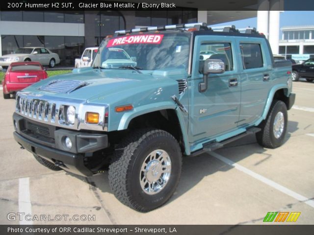 2007 Hummer H2 SUT in Glacier Blue Metallic