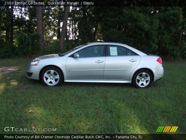 2009 Pontiac G6 Sedan in Quicksilver Metallic