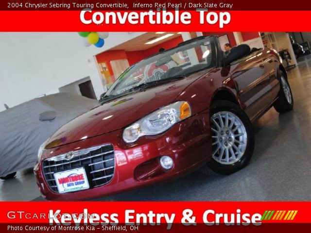 2004 Chrysler Sebring Touring Convertible in Inferno Red Pearl