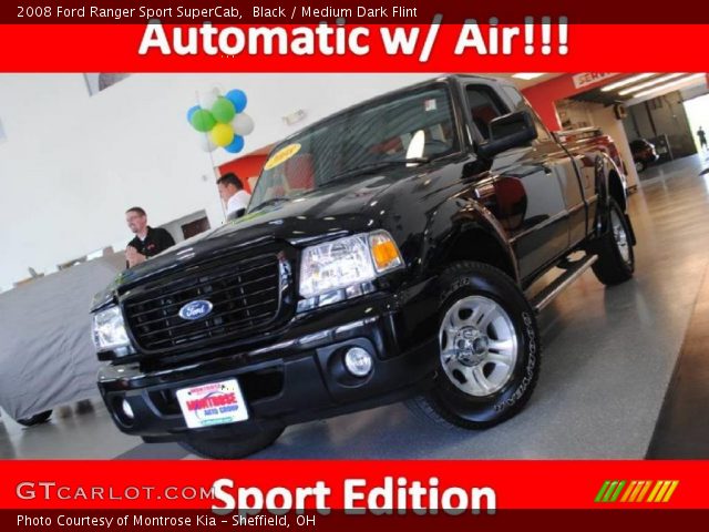 2008 Ford Ranger Sport SuperCab in Black