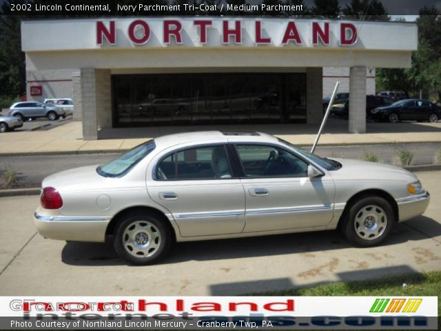 2002 Lincoln Continental  in Ivory Parchment Tri-Coat